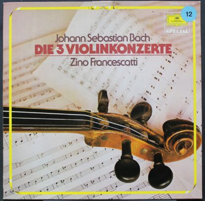 Deutsche Grammophon 410 684-1 - Johann Sebastian Bach - Die 3 Vi