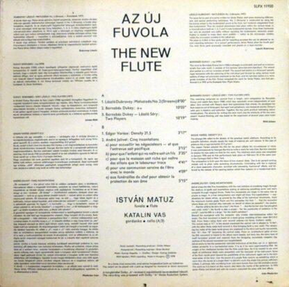 Hungaroton SLPX 11920 - István Matuz, Edgard Varèse, André Joliv - Image 6
