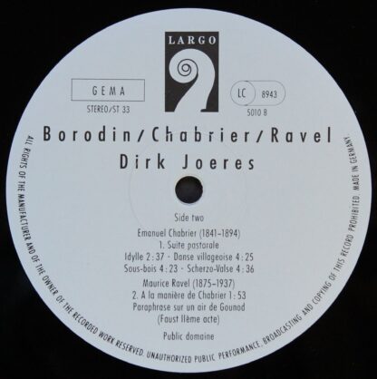 Largo 5010 - Alexander Borodin, Emmanuel Chabrier, Maurice Ravel - Image 3