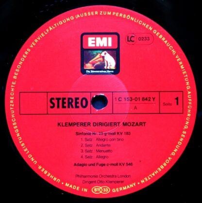 His Master's Voice 1C 153-01842/47 Y - Wolfgang Amadeus Mozart, - Image 4
