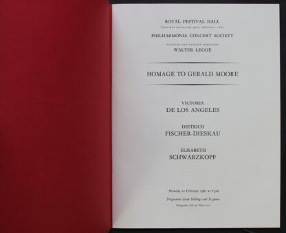 Angel Records SMA 91651/52 - Gerald Moore, Dietrich Fischer-Dies - Image 4