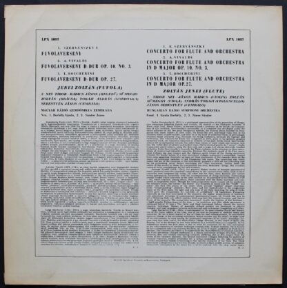 Qualiton LPX 1057 - Endre Szervánszky, Luigi Boccherini, Antonio - Image 3