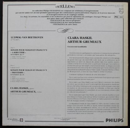 Philips 6570 392 - Ludwig van Beethoven, Clara Haskil, Arthur Gr - Image 2