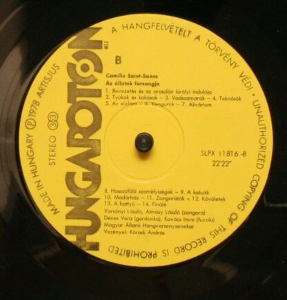 Hungaroton SLPX 11816 - Bulla Elma, The Budapest Philharmonic Or - Image 4