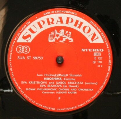 Supraphon SUA 18753 - Ilja Zeljenka, Ivan Hrušovský, Pavol Šimai - Image 6