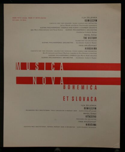 Supraphon SUA 18753 - Ilja Zeljenka, Ivan Hrušovský, Pavol Šimai - Image 4
