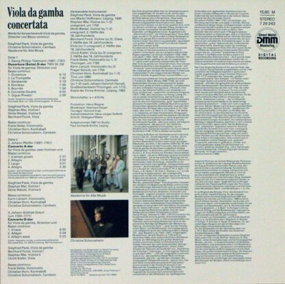 Eterna 7 29 243 - Georg Philipp Telemann, Johann Pfeiffer, Johan - Image 2