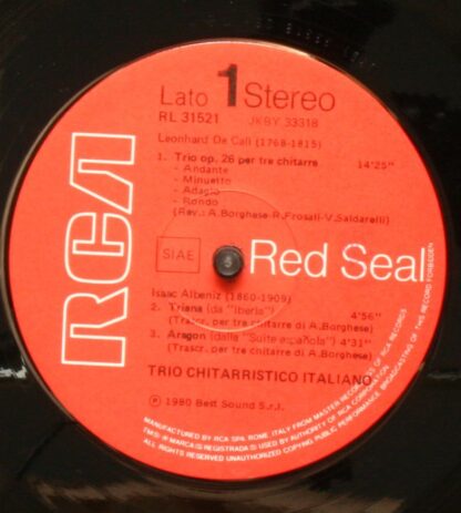 RCA Red Seal RL 31521 - Trio Chitarristico Italiano, Isaac Albén - Image 3