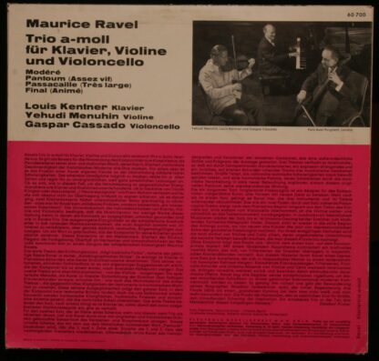 Electrola E 60700 - Maurice Ravel - Klaviertrio A-moll - Image 2