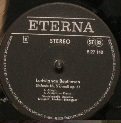 Eterna 8 27 148 - Ludwig van Beethoven, Staatskapelle Dresden, H - Image 4
