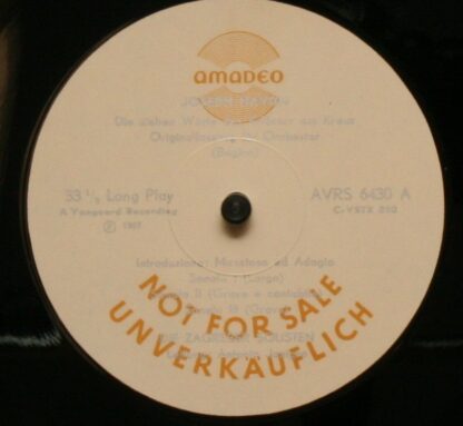 Amadeo AVRS 6430 - Joseph Haydn, Antonio Janigro, Zagrebački Sol - Image 3