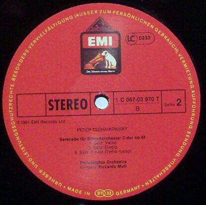 His Master's Voice 1C 067 10-3970-T - Pyotr Ilyich Tchaikovsky, - Image 3