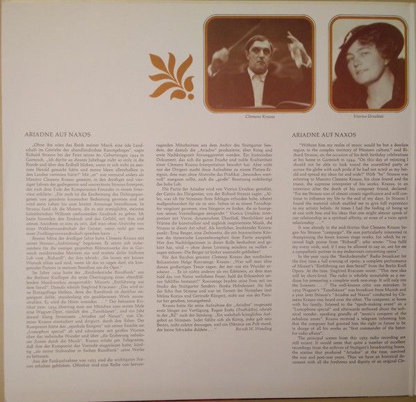 BASF 22 21806-6 - Richard Strauss, Viorica Ursuleac, Helge Roswa - Image 2