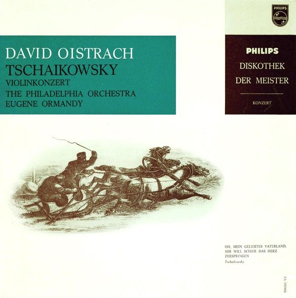 Philips 610305 VR - Pyotr Ilyich Tchaikovsky, David Oistrach, Th