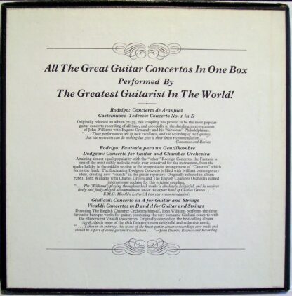 CBS 77334 - John Williams (7) - 7 Guitar Concertos - Image 2