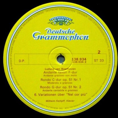 Deutsche Grammophon 138 934 - Ludwig van Beethoven, Wilhelm Kemp - Image 6