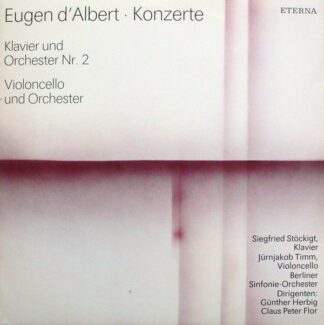 Eterna 8 27 986 - Eugen D'Albert,Siegfried Stöckigt,Jürnjakob Ti