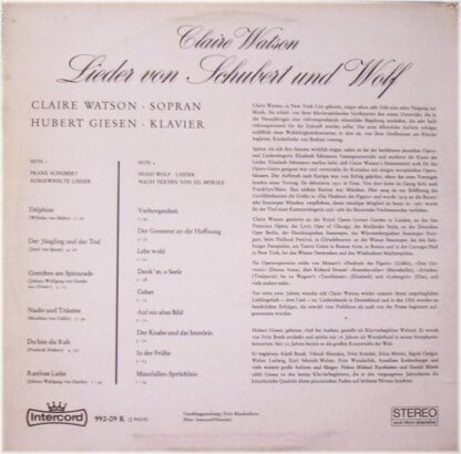 Intercord 992-09 K (J 992/9) - Claire Watson, Hubert Giesen - Li - Image 2