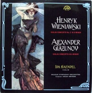 Supraphon SUA 10687 - Henryk Wieniawski,Alexander Glazunov,Ida H