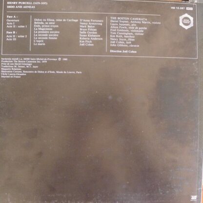 harmonia mundi France HM 10.067 - Henry Purcell, Boston Camerata - Image 2