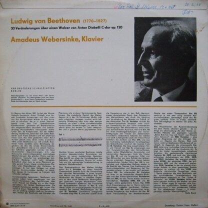 Eterna 8 20 717 - Ludwig van Beethoven, Amadeus Webersinke - Dia - Image 2