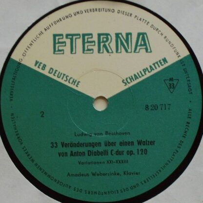 Eterna 8 20 717 - Ludwig van Beethoven, Amadeus Webersinke - Dia - Image 4
