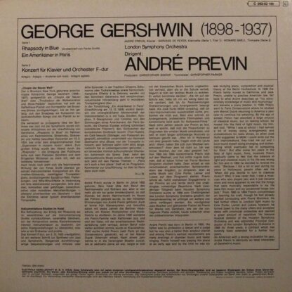 Die Stimme Seines Herrn 1C 063-02 199 - George Gershwin, André P - Image 2
