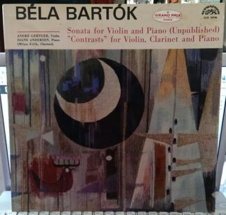 Supraphon SUA 10740 - Béla Bartók,André Gertler,Diane Andersen,M