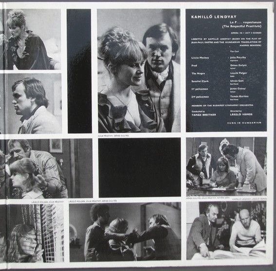 Hungaroton SLPX 12132 - Lendvay Kamilló - La P... Respectueuse = - Image 5