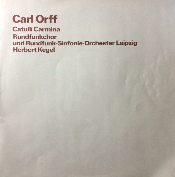 Philips 6500 815 - Carl Orff, Rundfunkchor Leipzig, Rundfunk-Sin - Image 3
