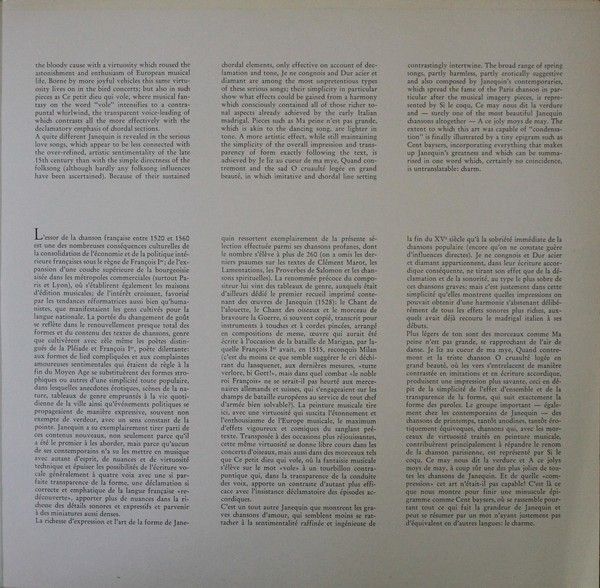 Telefunken 6.41877 AW - Clément Janequin - Chansons Françaises - Image 4