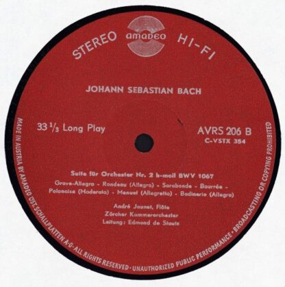 Amadeo AVRS 206 ST - Friedrich Gulda, Johann Sebastian Bach - Br - Image 4