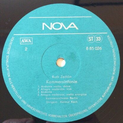 Nova 8 85 026 - Fritz Geißler, Ruth Zechlin - Sinfonie Nr. 5 / K - Image 5