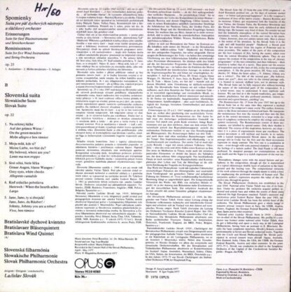 Opus 9110 0585 - Ján Cikker, Slovak Philharmonic Orchestra, Ladi - Image 2