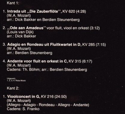 Philips 824 542-1 - Berdien Stenberg, Jaap van Zweden - Ode Aan - Image 2