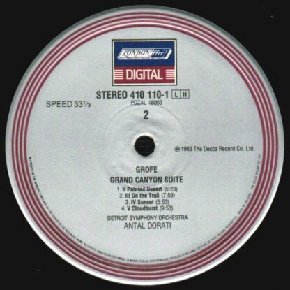 London Records 410 110-1 - Ferde Grofé, George Gershwin, Antal D - Image 4