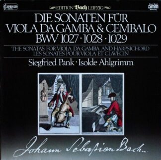 Capriccio 26 294-9 - Johann Sebastian Bach,Siegfried Pank,Isolde