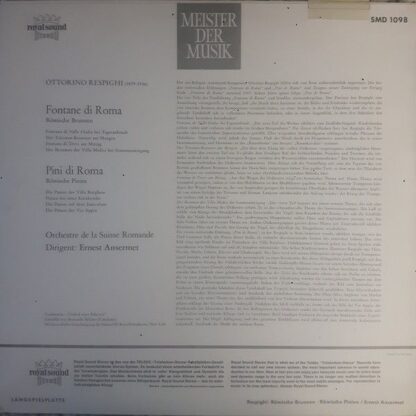 Meister Der Musik SMD 1098 - Ottorino Respighi, L'Orchestre De L - Image 2