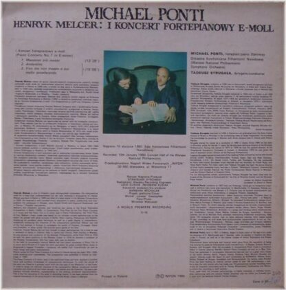 Wifon LP-009 - Henryk Melcer, Michael Ponti, Orkiestra Symfonicz - Image 2