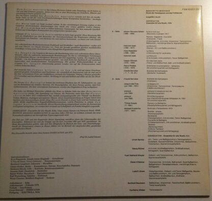 FSM FSM 63 201 EB - Odhecaton - Banchetto Musicale (Musik Der Re - Image 2