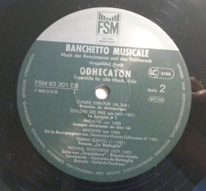 FSM FSM 63 201 EB - Odhecaton - Banchetto Musicale (Musik Der Re - Image 4