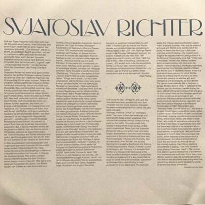 Eurodisc 300 369-435 - Ludwig van Beethoven, Sviatoslav Richter - Image 5