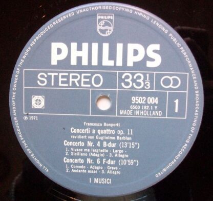Philips 9502 004 - Francesco Antonio Bonporti, Roberto Michelucc - Image 3