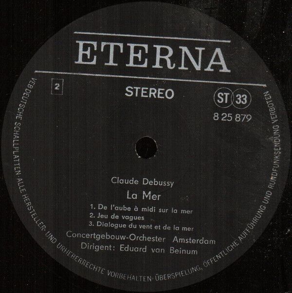 Eterna 8 25 879 - Maurice Ravel, Claude Debussy, Concertgebouwor - Image 4