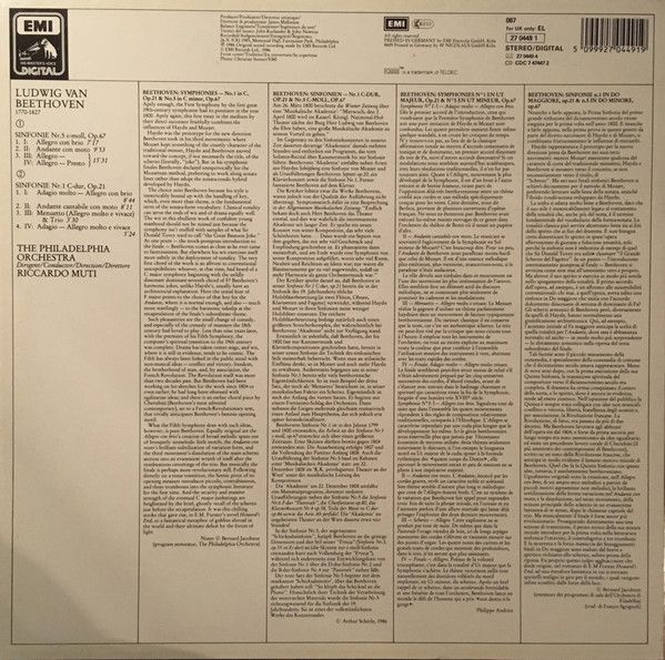 His Master's Voice 27 0449 1 - Ludwig van Beethoven, The Philade - Image 2