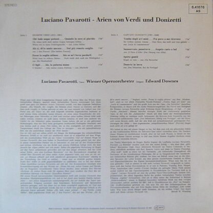 DECCA 6.41676 AS - Luciano Pavarotti, Wiener Opernorchester, Edw - Image 2