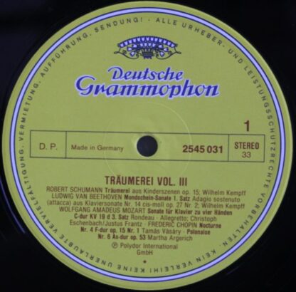 Deutsche Grammophon 2545 031 - Various - Träumerei Vol. 3 (Die S - Image 3