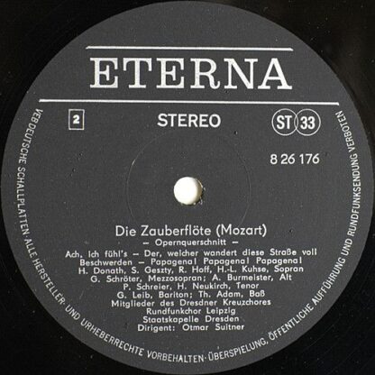 Eterna 8 26 176 - Wolfgang Amadeus Mozart, Rundfunkchor Leipzig, - Image 4