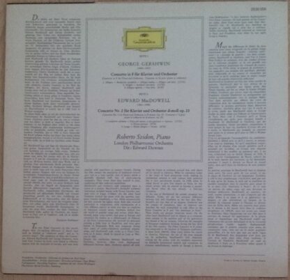 Deutsche Grammophon 2530 055 - George Gershwin, Edward MacDowell - Image 2