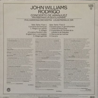 CBS Masterworks Digital D 37848 - John Williams (7), Joaquín Rod - Image 2